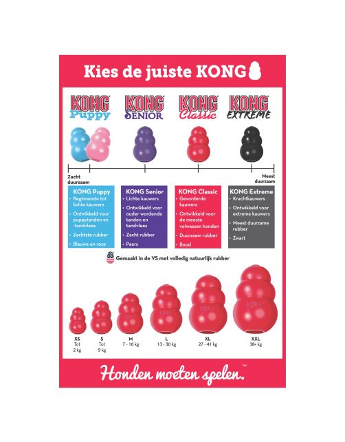 Kong Classic Rood