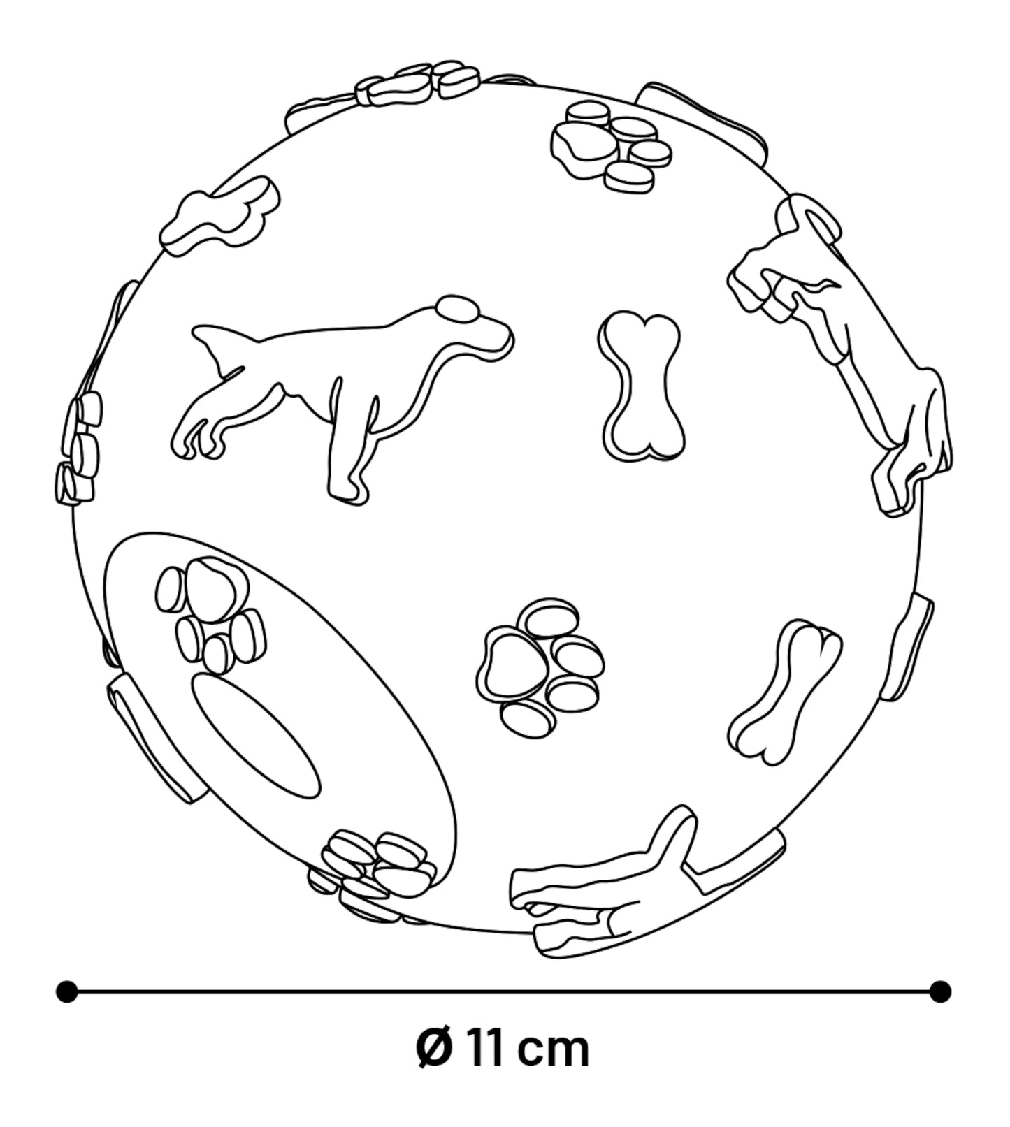 Snackbal/Voerbal Taurus