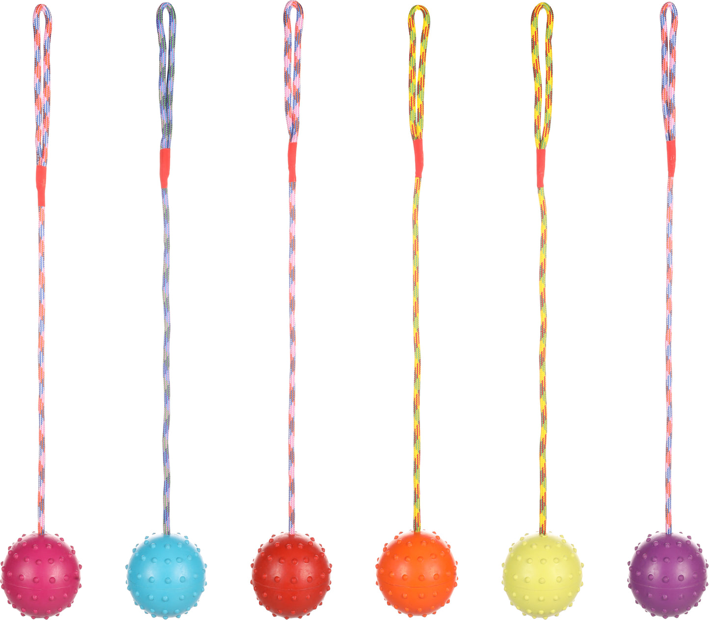 Rula trektouw met rubberen bal en belletje