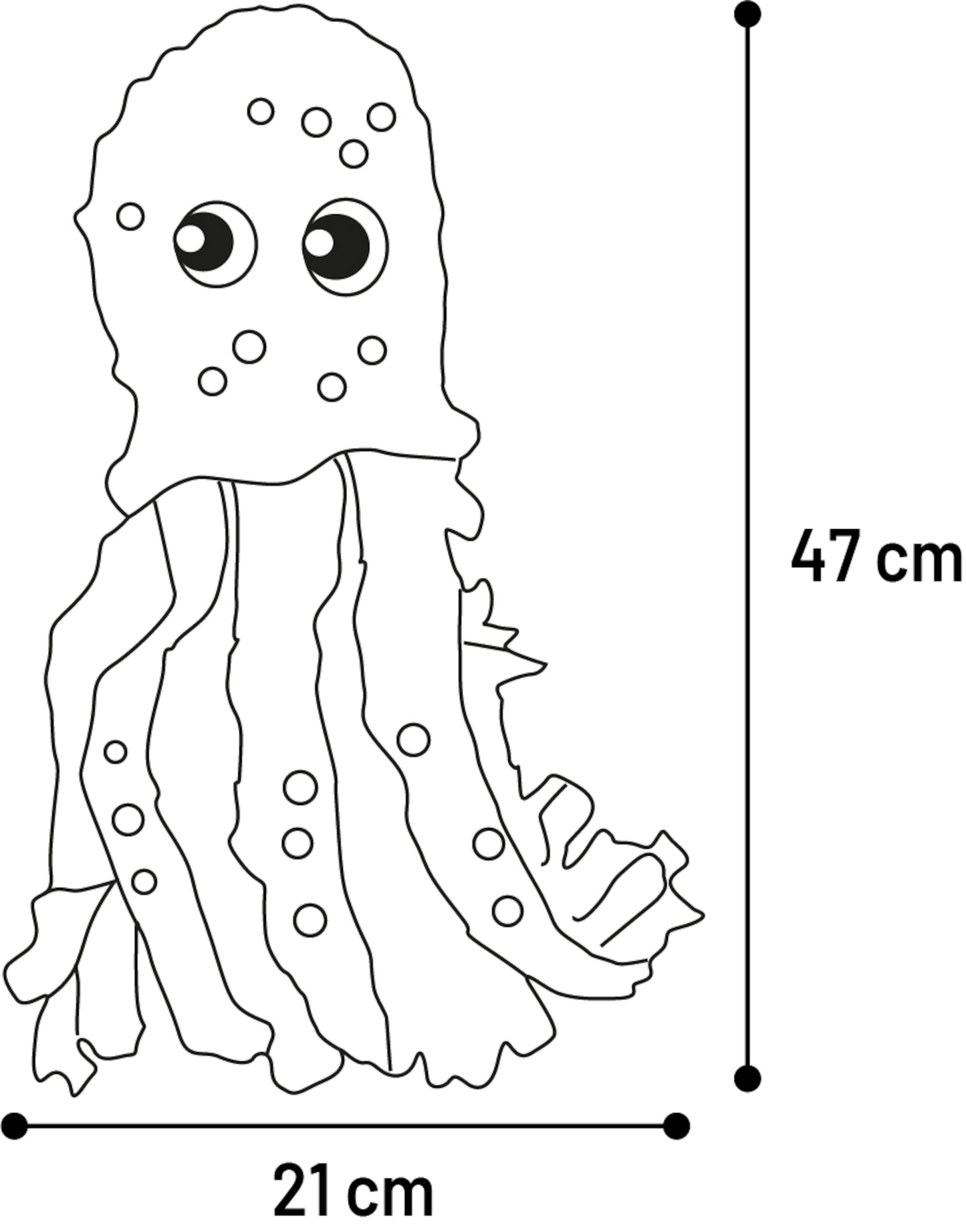 Snuffelmat Morgano Inktvis