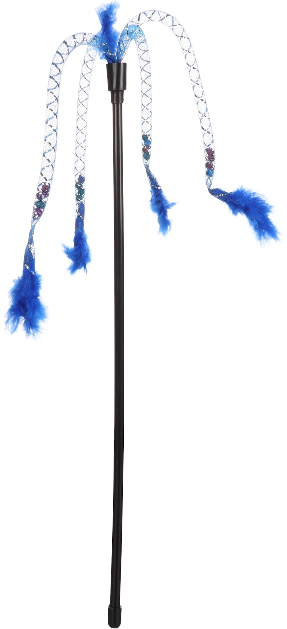 Kattenhengel Narcy met belletjes, veren en tentakels