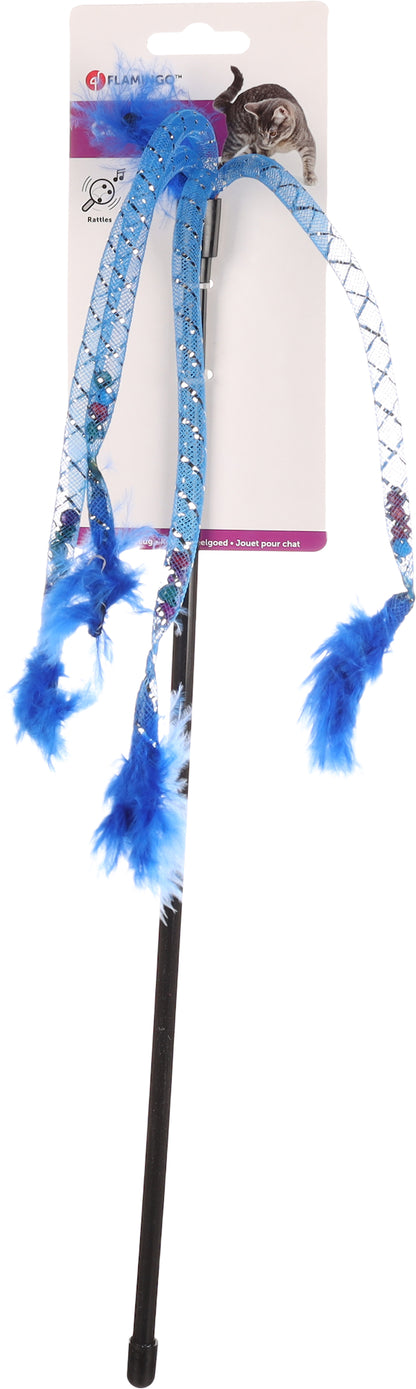 Kattenhengel Narcy met belletjes, veren en tentakels