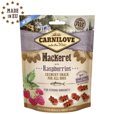 Carnilove Crunchy Snack Makreel & Framboos