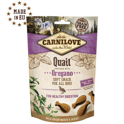 Carnilove Soft Snack Kwartel met Oregano