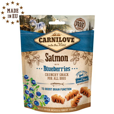 Carnilove Crunchy Snack Zalm met Blauwe bessen