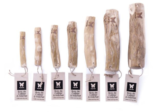 Koffiehout Kauwwortel voor Honden, 100% Natuurlijk & Hypoallergeen