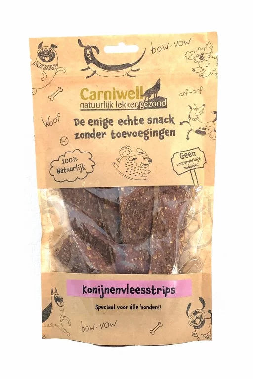 Carniwell vleesstrips konijn