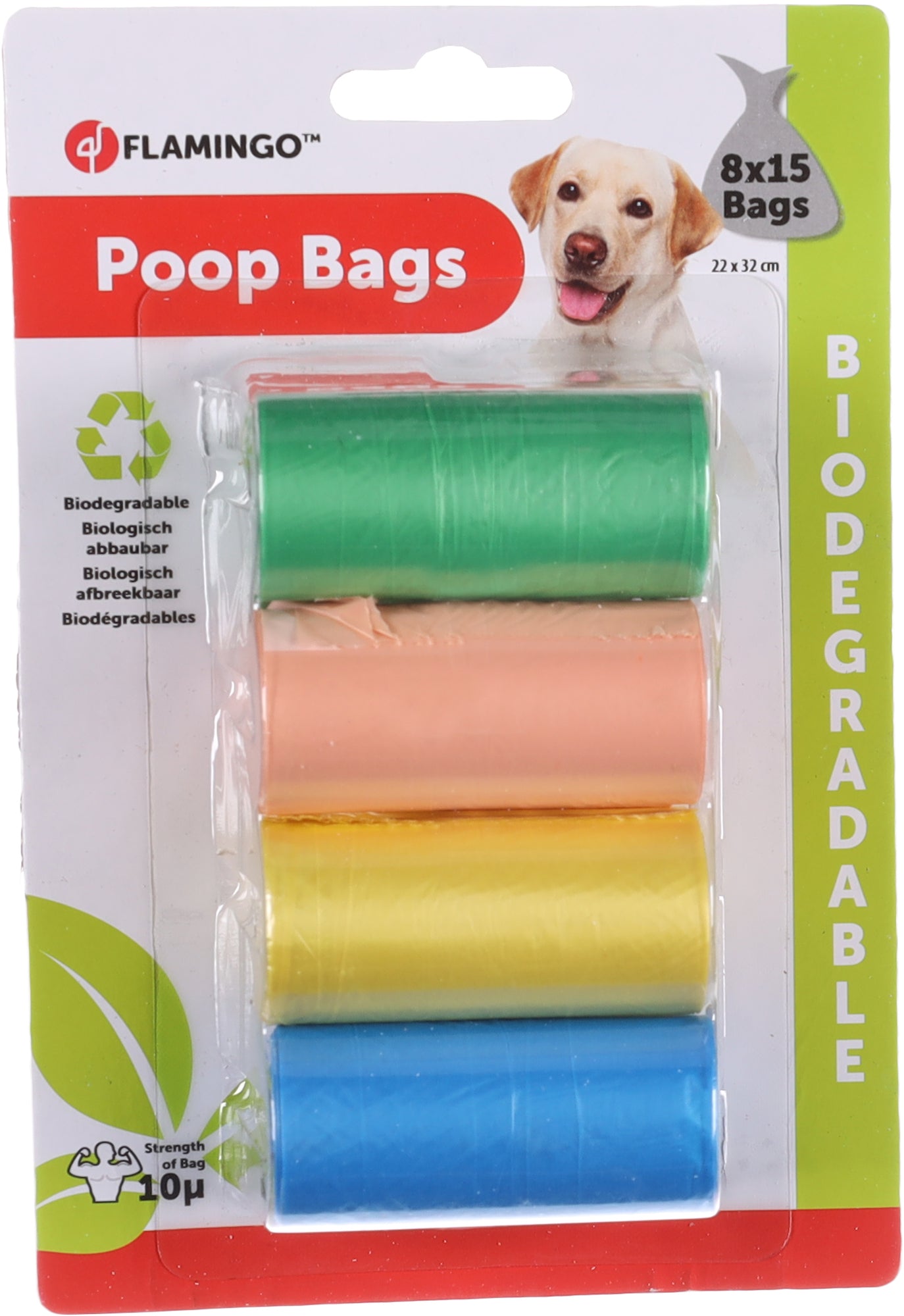 Poepzakjes gekleurd per 8